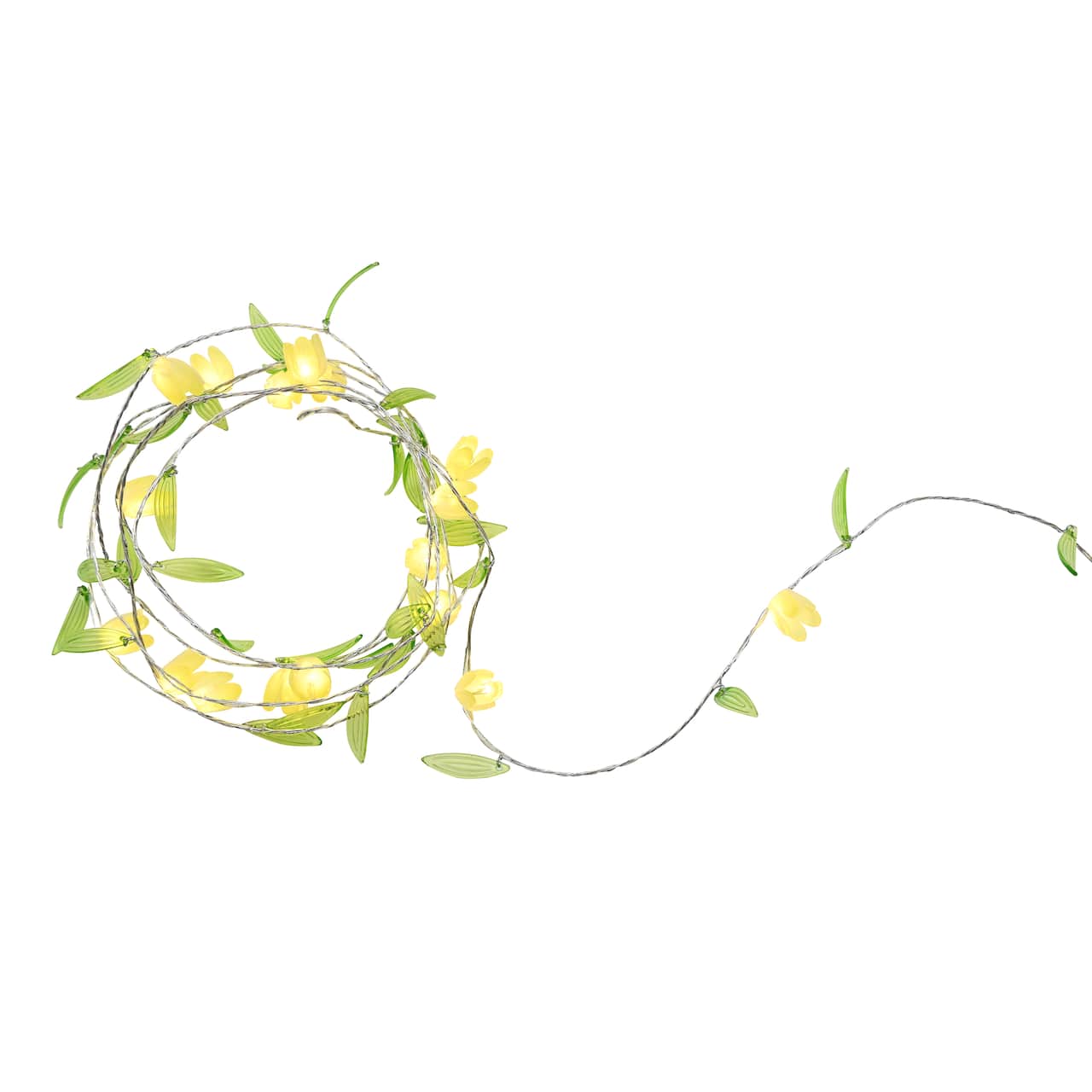 18ct. White Flowers LED String Lights by Ashland®